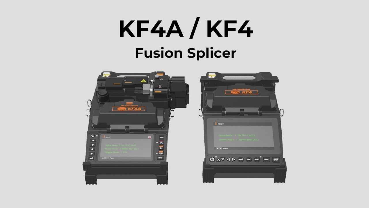 Introduction of Swift KF4 and KF4A, Fusion Splicer (English)