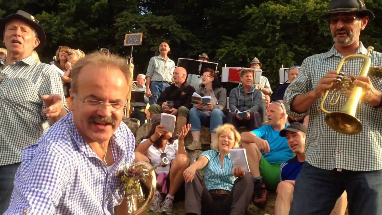 Waldfensterer Bergmusikanten auf der Gemündener Hütte  2016 -