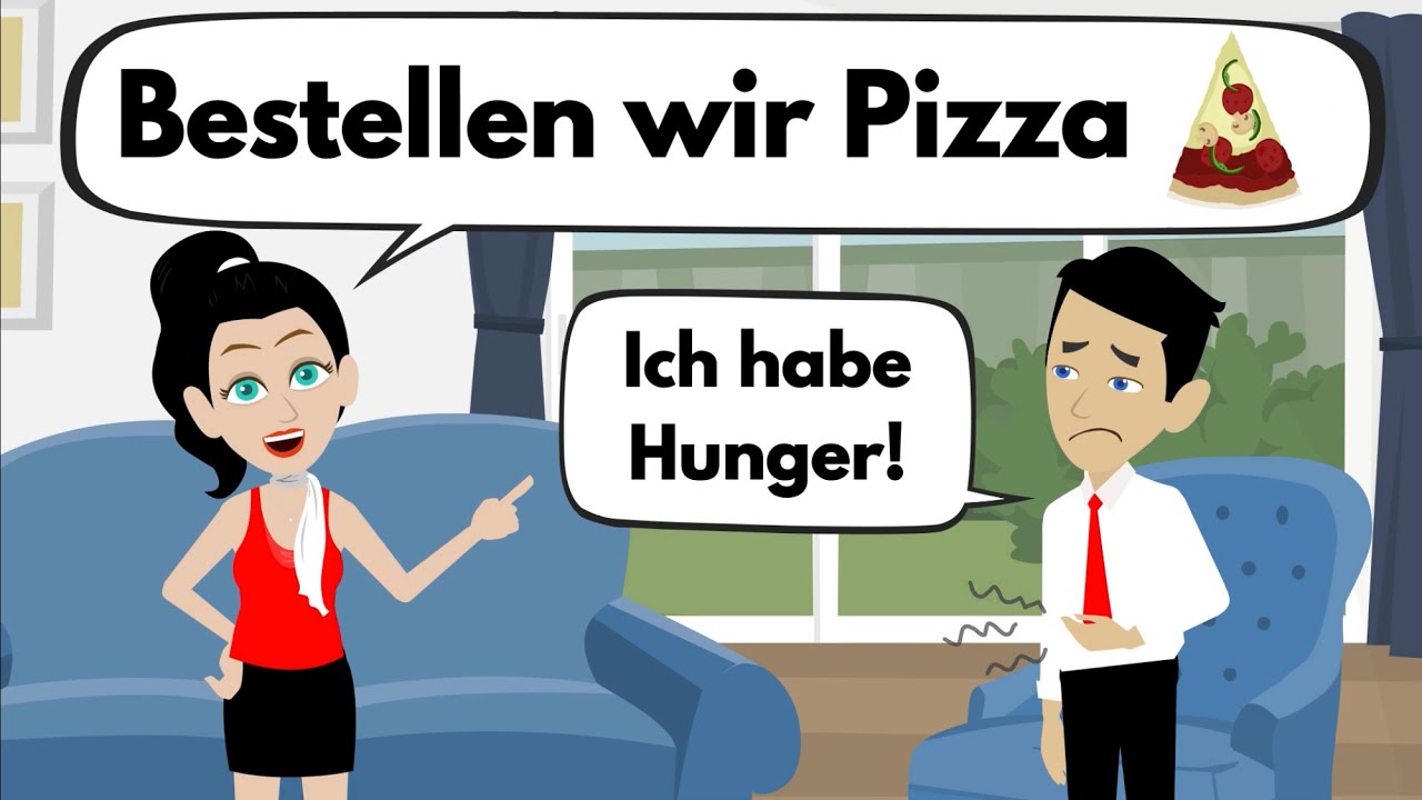 Немецкий в повседневной жизни | Я голоден ! Закажем пиццу 🍕