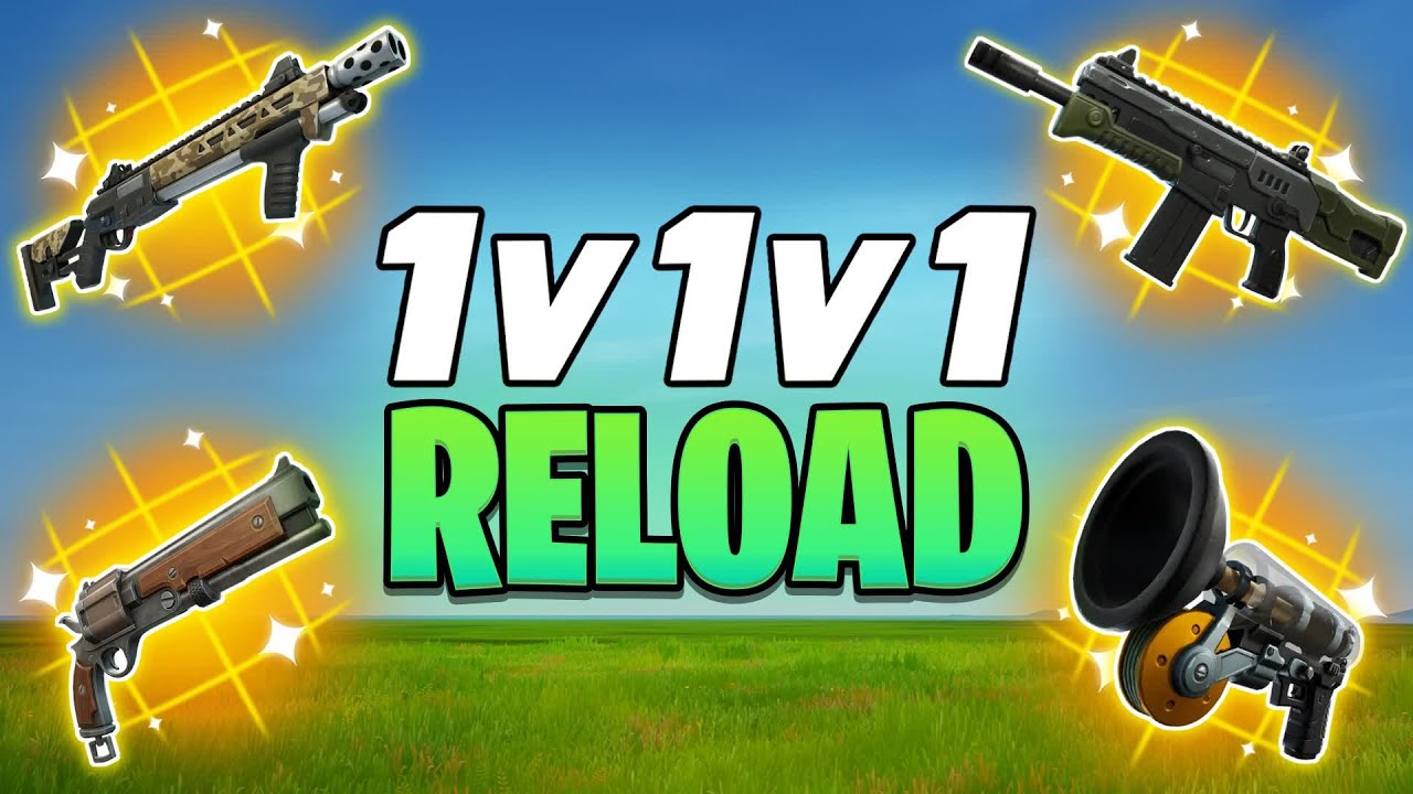 [100+💀] 1v1v1 Reload 1v1 Realistics Free for All (2) | MAP CODE 8765-4125-9209 | Fortnite Creative
