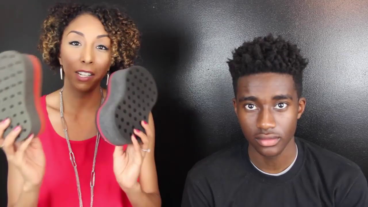 How To Use A Curl / Twists Sponge, Tutorial For Long Natural Hair | BiancaReneeToday