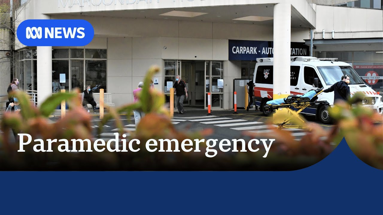 Paramedics forced to call back-up ambulance at busy Melbourne hospital | ABC News