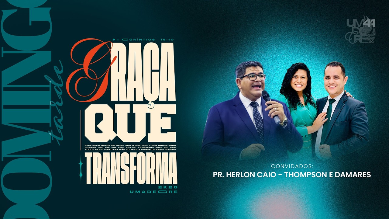 AO VIVO | 44º CONGRESSO DA UMADECRE  | GRANDE TEMPLO | 15/02/2026 | DOMINGO TARDE