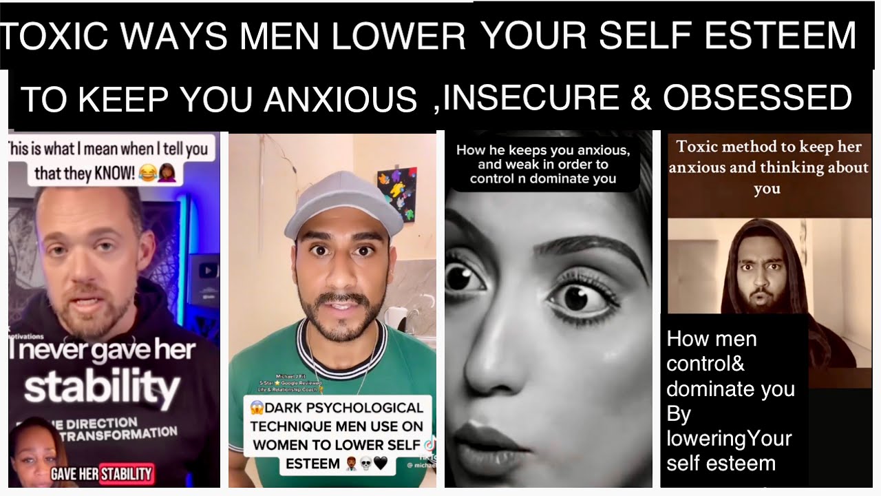 DARK 😈 PSYCHOLOGICAL TECHNIQUES MEN USE ON WOMEN TO LOWER SELF ESTEEM, & CONTROL WOMEN (TOXIC)☠️