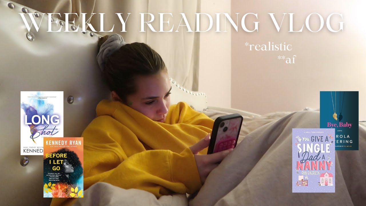 how much i *actually* read this week&hellip;..week long reading vlog 📚