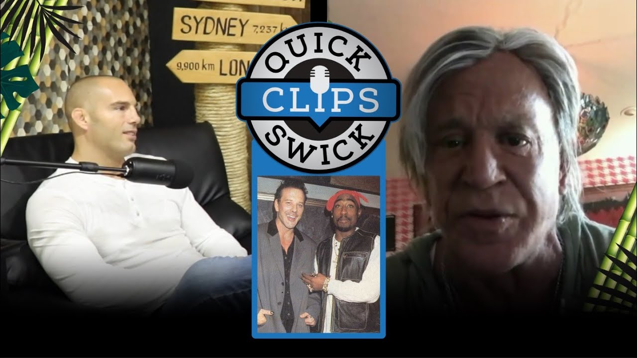Mickey Rourke and his good friend Tupac had some great times together | Mike Swick Podcast