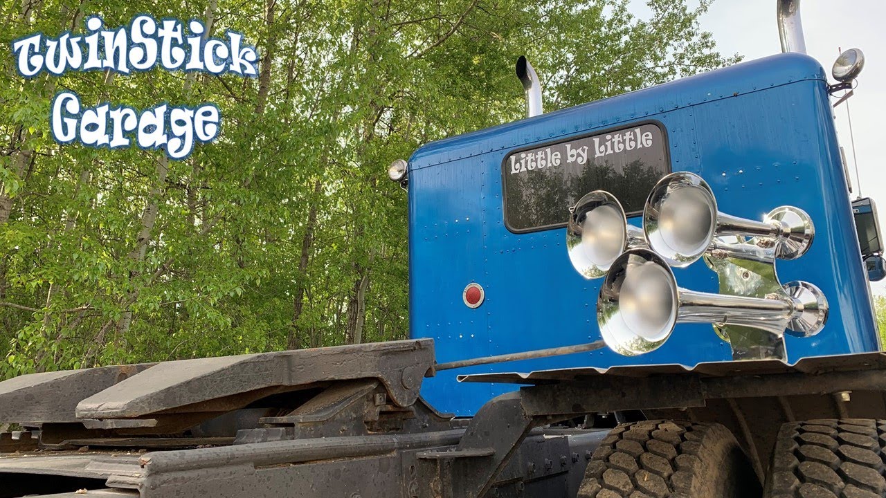 Peterbilt 359 Restoration Ep.55 Train Horn Install