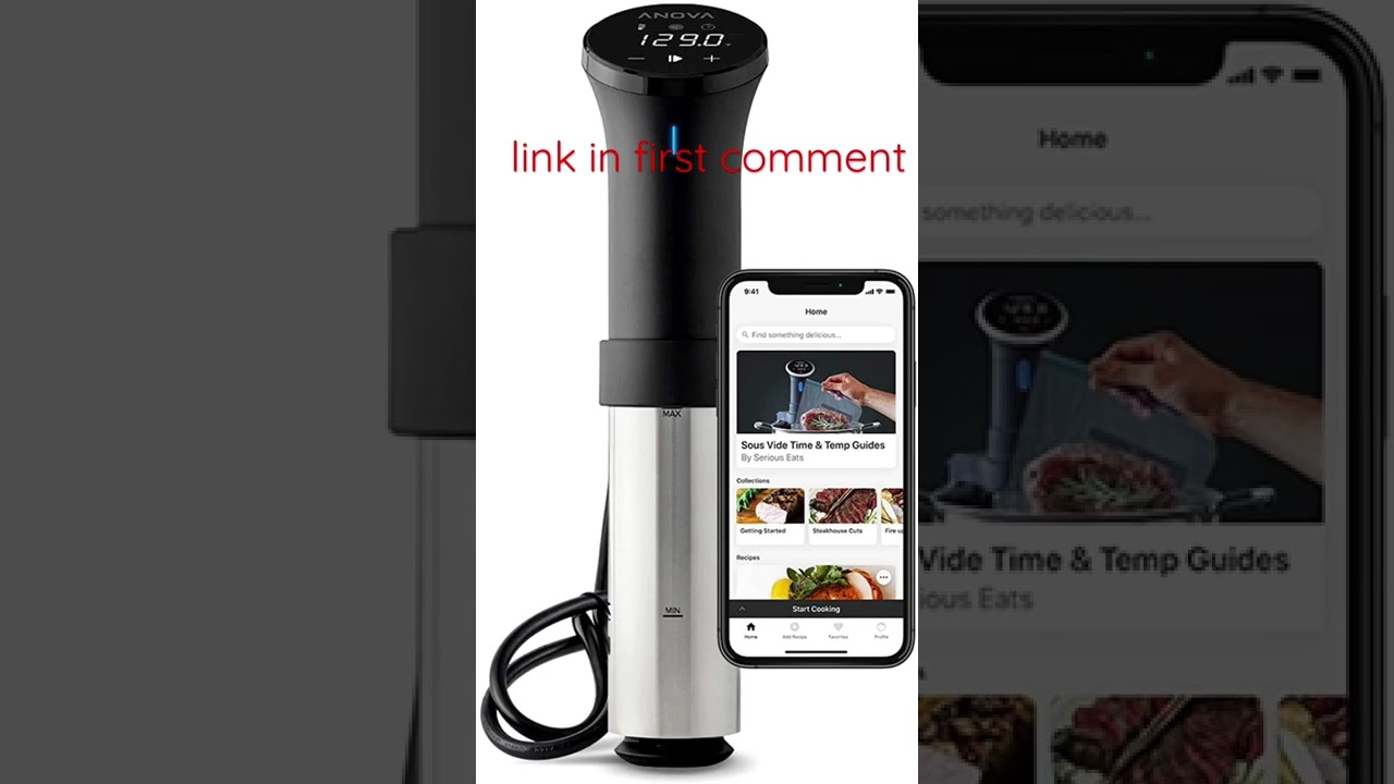 Anova Culinary AN500-US00 Sous Vide Precision Cooker (WiFi), 1000 Watts | Anova App Included, #fyp
