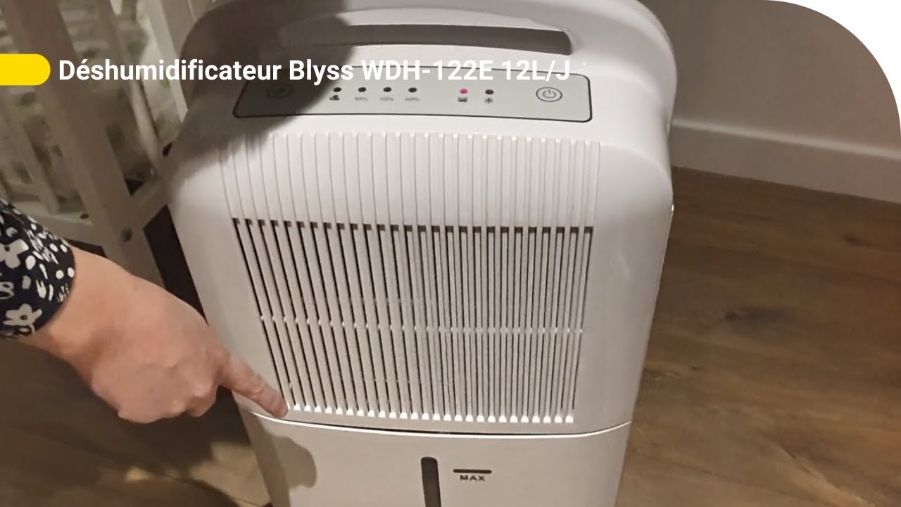 Avis Consommateur : Déshumidificateur Blyss WDH-122E 12L/J