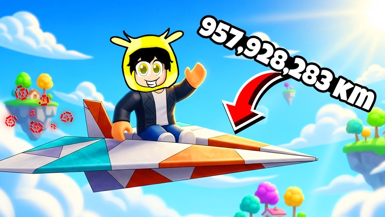KAĞIT UÇAK İLE 957,928,283 KM YOL GİTTİM!