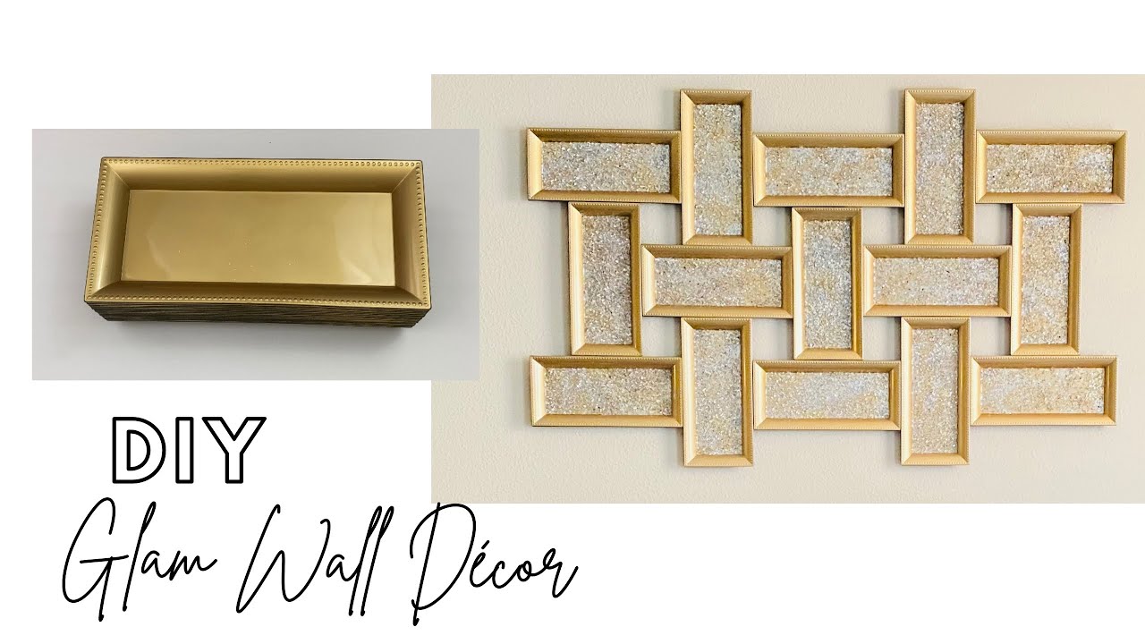 HIGH-END ELEGANT DOLLAR TREE DIY WALL DECOR | GLAM HOME DECOR 