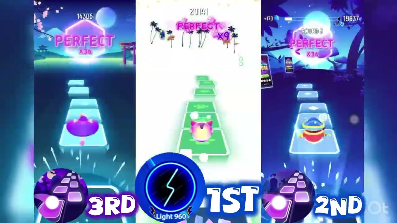 Tiles Hop: Lost Sky & Sara Skinner - Dreams Pt.ll | Me vs @chrisnorb2k11 vs @LightWil960 