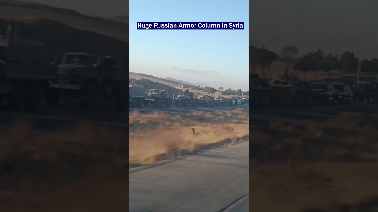 Russian National Guard Convoy Heads to Khmeimim Base!