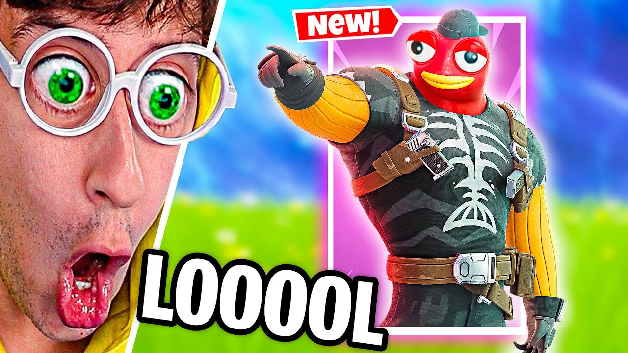 REACCIONANDO a la NUEVA TEMPORADA 4 🐠😂! (Skins y Mapa) - Fortnite