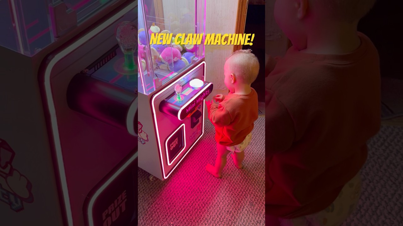 Brand new mini mighty claw machine from candymachines.com ready to go! 