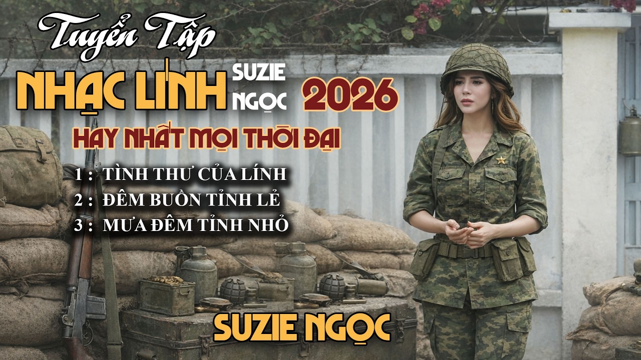 TUYỂN TẬP NHẠC LÍNH SUZIE NGỌC | TÌNH THƯ CỦA LÍNH | 2026