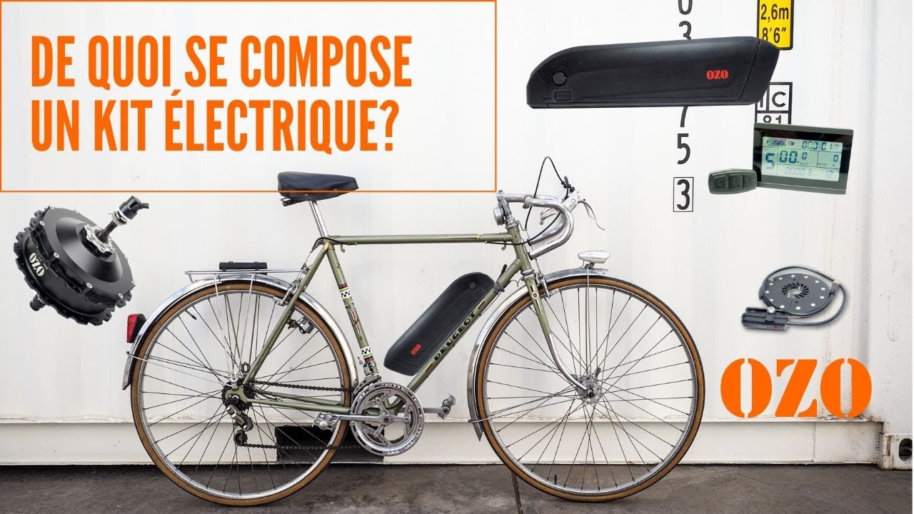 De quoi se compose un kit &eacute;lectrique pour v&eacute;lo OZO ? Comment fonctionne un VAE ?