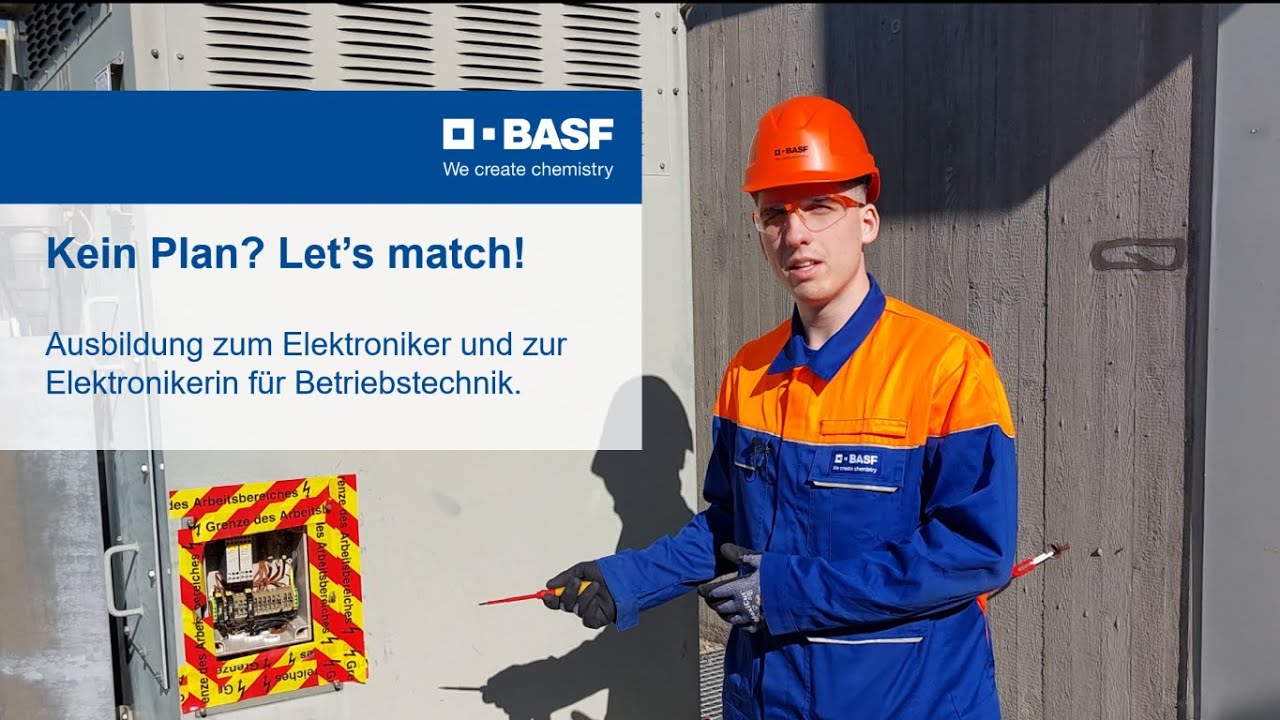 Kein Plan? Let’s match! Ausbildung zum Elektroniker & zur Elektronikerin für Betriebstechnik.