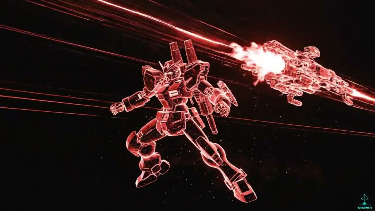 3D HOLOGRAM: 🦾 ROBOT WARRIOR FOR JUSTICE UNLEASHED! 🌟