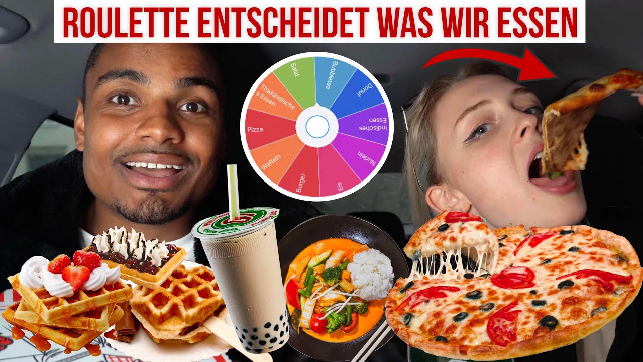 ROULETTE bestimmt was wir ESSEN 🥵 Fragen beantworten mit @TheresaKirchner