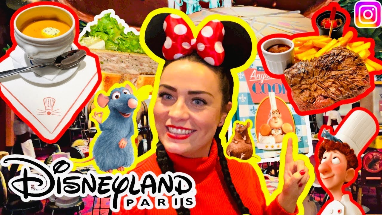 NEW BISTROT CHEZ REMY RESTAURANT  DISNEYLAND PARIS FULL FOOD REVIEW & TOUR 🐭