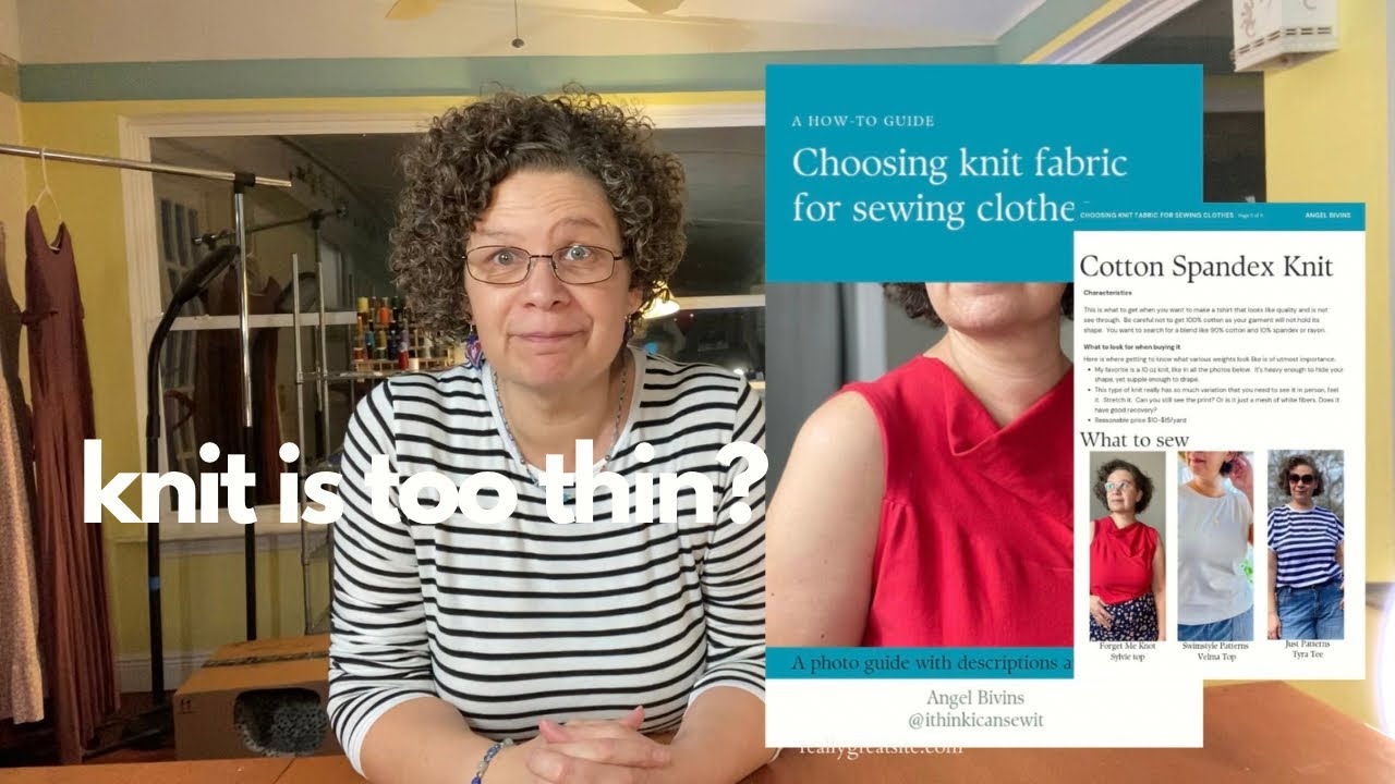 Patterns for Lightweight knits & free guide to choosing knit fabric