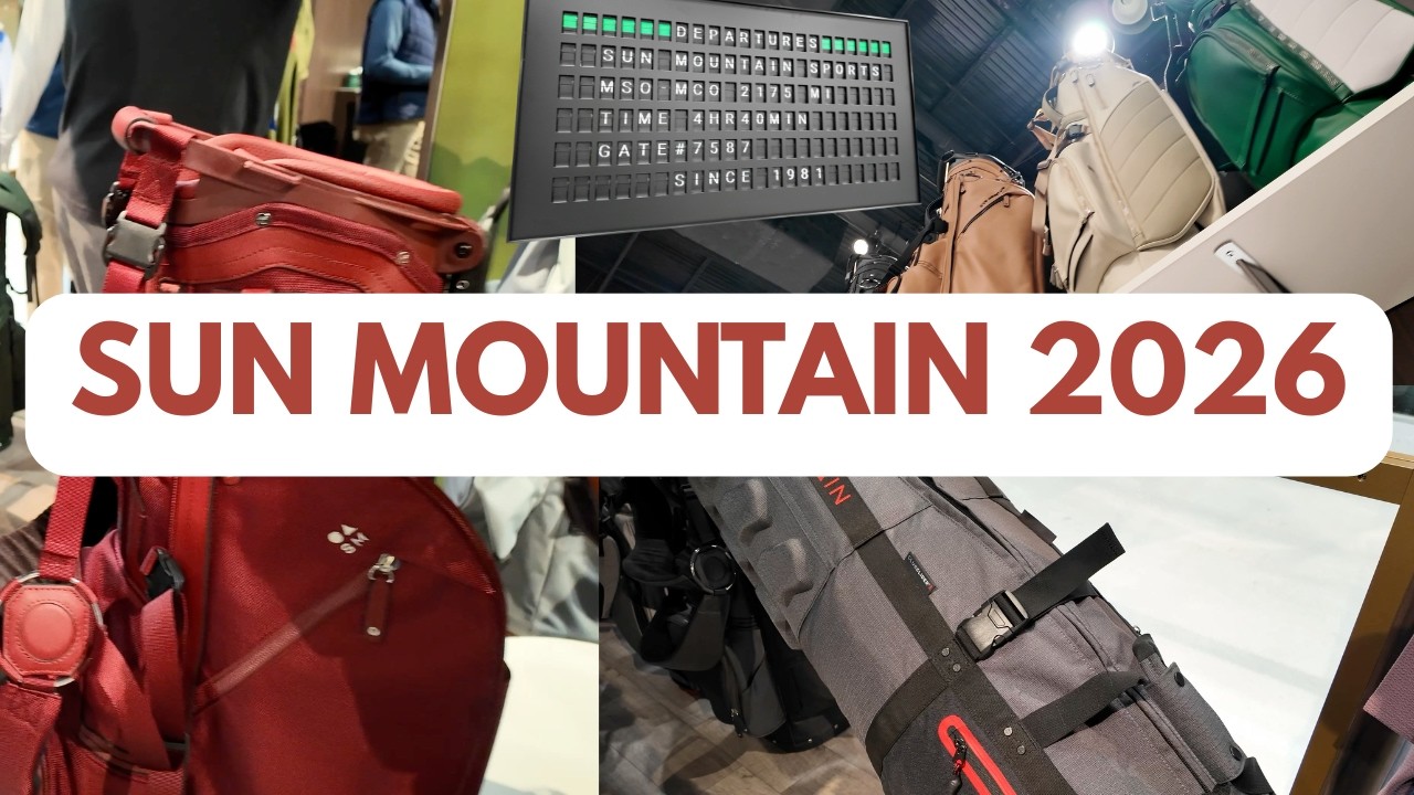 Sun Mountain Golf 2026 — новые сумки для клюшек, дорожные аксессуары, одежда и некоторые секреты.