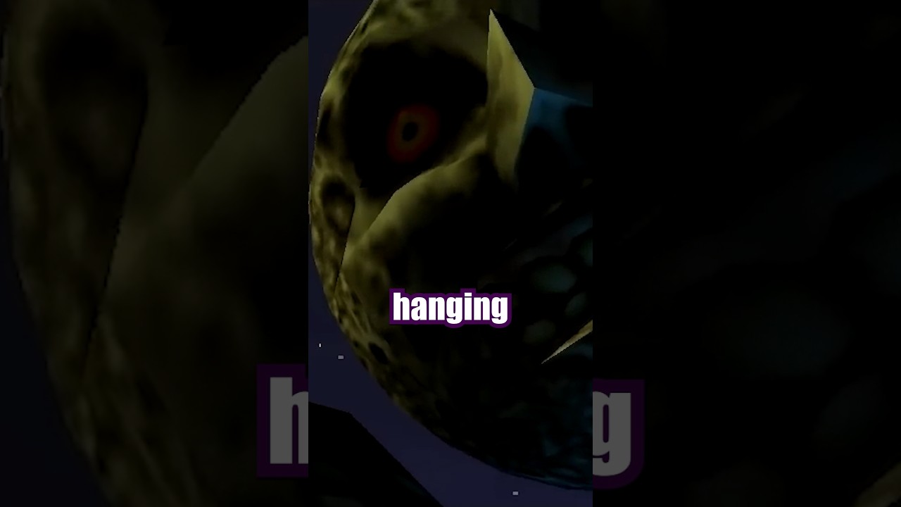Why does the moon have a face? #zelda #majorasmask #link #nintendo #shorts