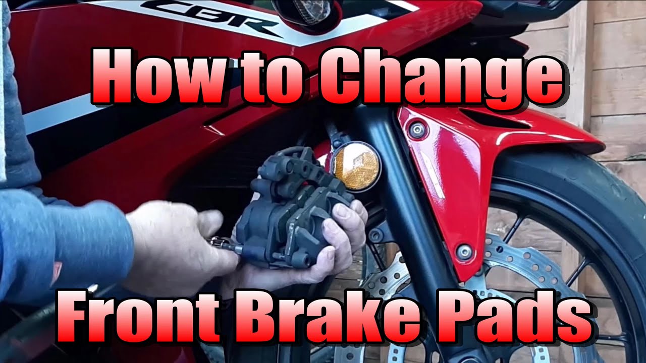 Honda CBR500R | How to remove and replace motorbike front Brake pads