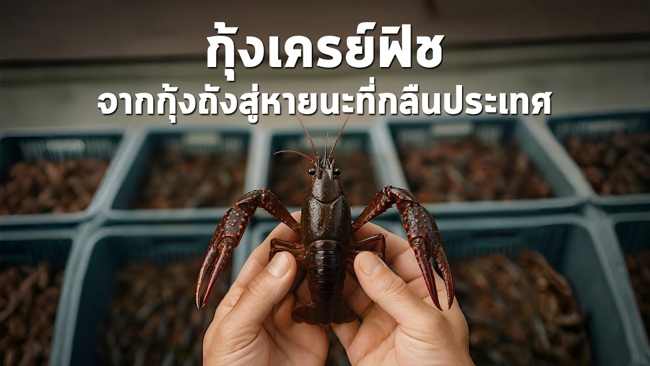 นานาสาระ ตอน กุ้งเครย์ฟิช จากกุ้งถังสู่หายนะที่กลืนประเทศ!