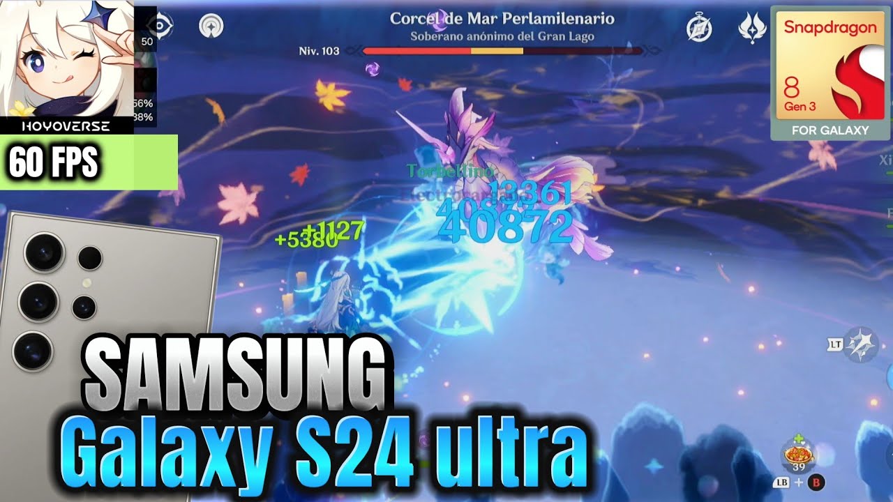 GALAXY S24 ULTRA - SNAPDRAGON 8 GEN 3 - GENSHIN IMPACT - MAXIMUN GRAPHICS [60FPS]
