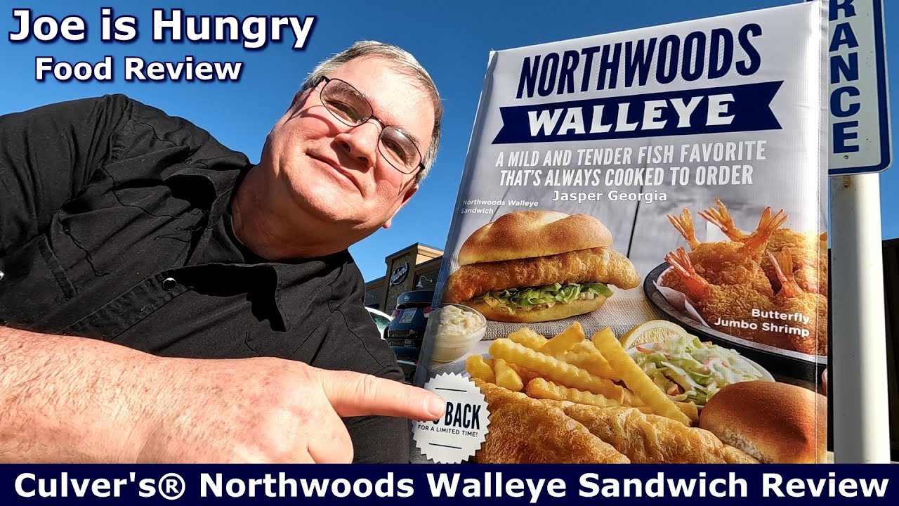 Обзор сэндвича с судаком из Culver's® Northwoods | Ограниченное по времени предложение | Джо голо...