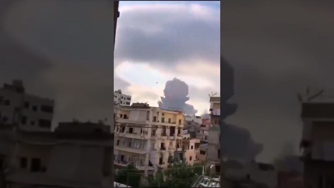 Відео вибуху в Бейруті