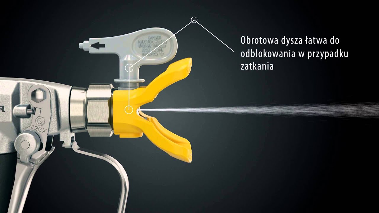 Pistolet hydrodynamiczny do antykorozji Wagner Protec GM1 PL