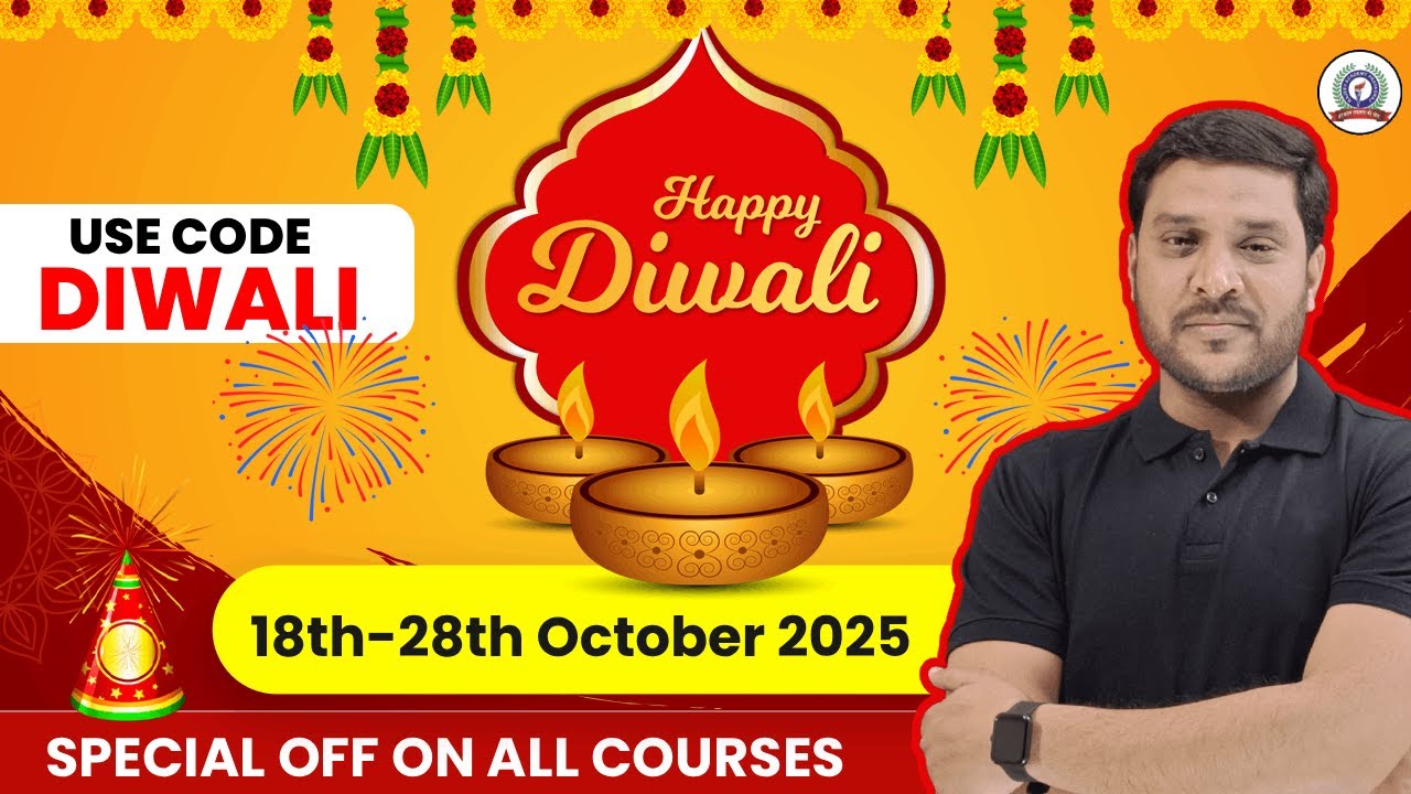 Happy Diwali Offer 2025 🔥🔥| Use Code DIWALI | Special Discount on All Courses | Dr. Rajeev Sir