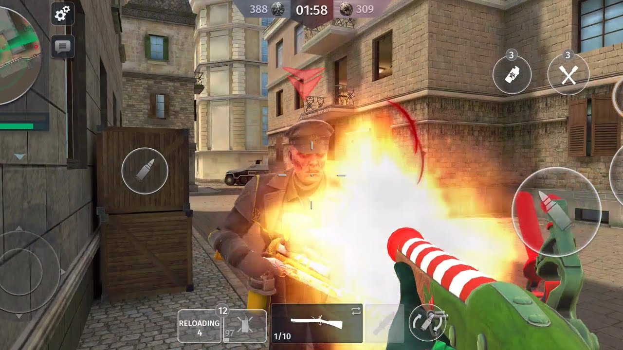 World War 2 Battle Combat Clan War tournament iOS Android Epic Gameplay #68