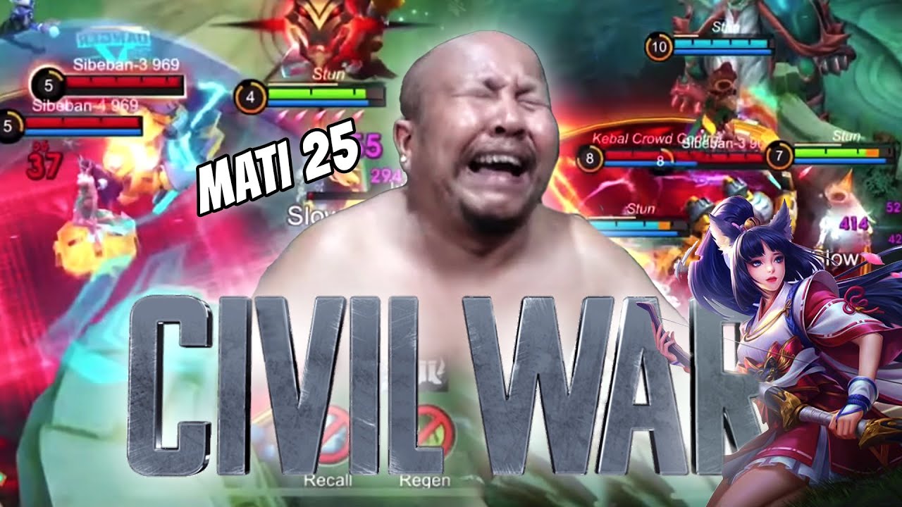 CIVIL WAR SAMPE NANGIS NANGIS !!!