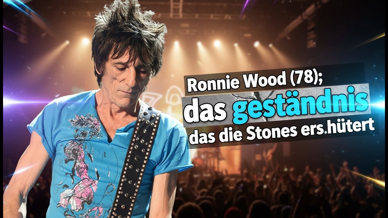 Ronnie Wood 78 das geständnis, das die stones erschüttert
