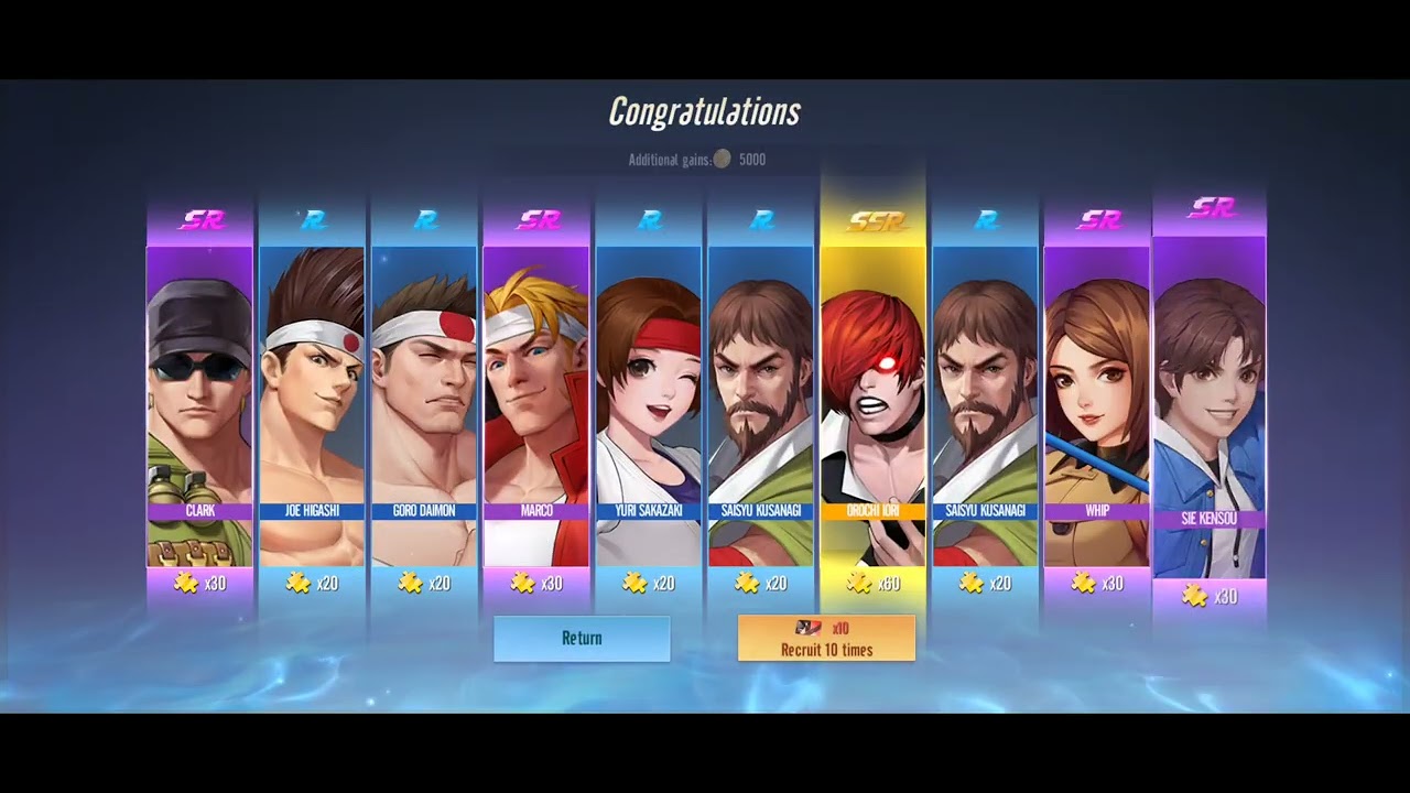 SNK Fighting Masters multi summons