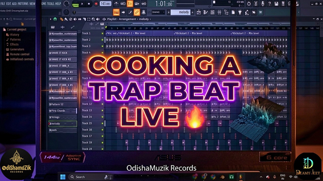 Studio Session Live – Trap Beat in Making | With Dreamy Jeet