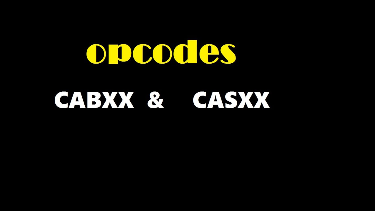 CABxx & CASxx opcodes in RPGLE programming in as400