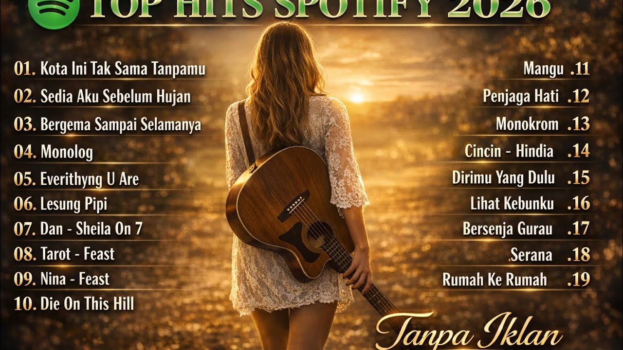 Lagu top hits viral 2026 tanpa iklan