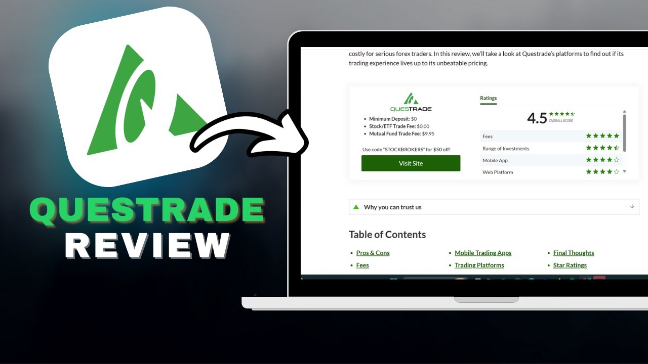 Questrade Review (Best Trading App In Canada?) in SECONDS!
