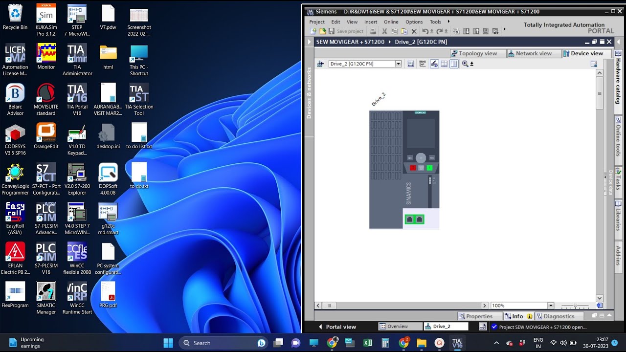 SINAMICS G120C DRIVE COMMUNICATION WITH SIEMENS S7-1200 CPU