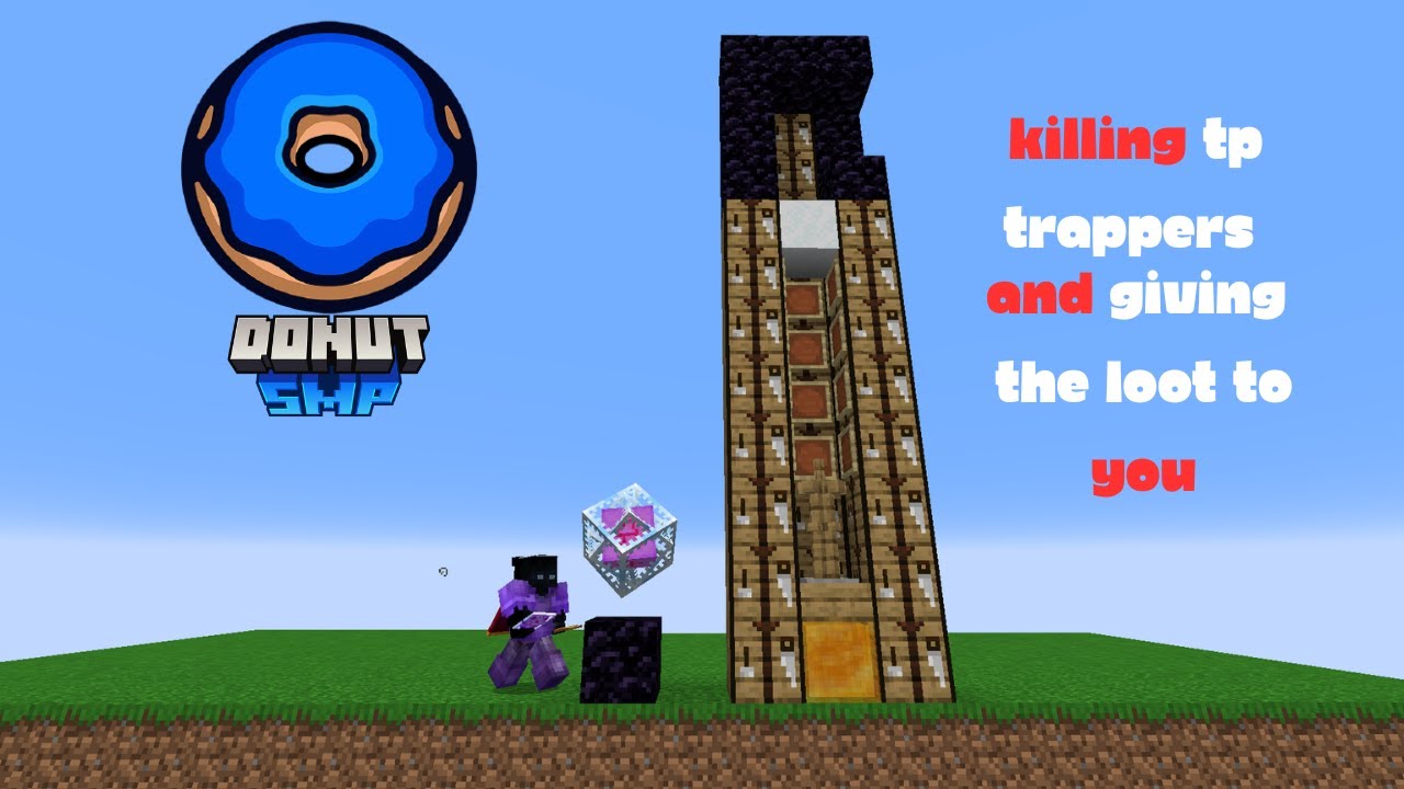 Killing TP trappers on the donut SMP #donutsmp #minecraft #mincraftpvp #cpvp #gaming