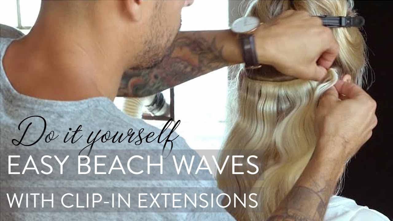Get Effortless Beach Waves with Clip-In Hair Extensions!