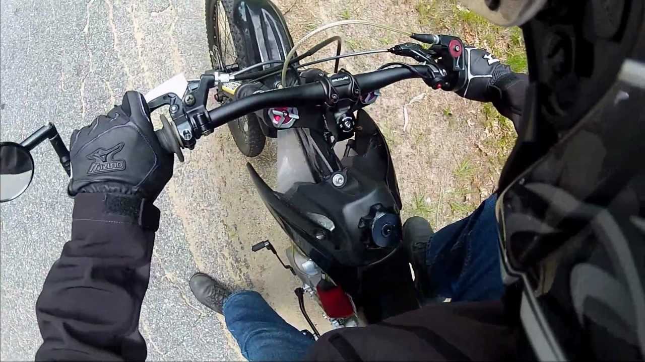 Piranha 140cc Motoped Speed Run