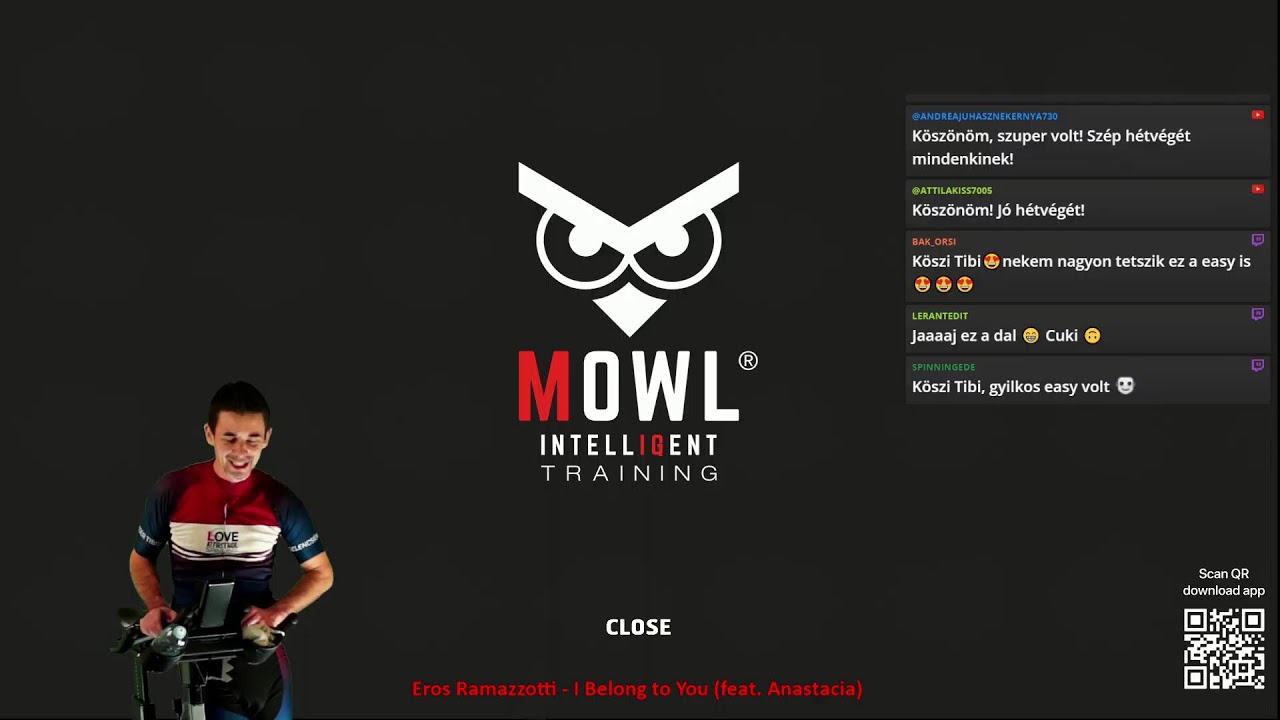 699. ÉLŐ Online SPINNING edzés Tibivel - Intelligent Cycling