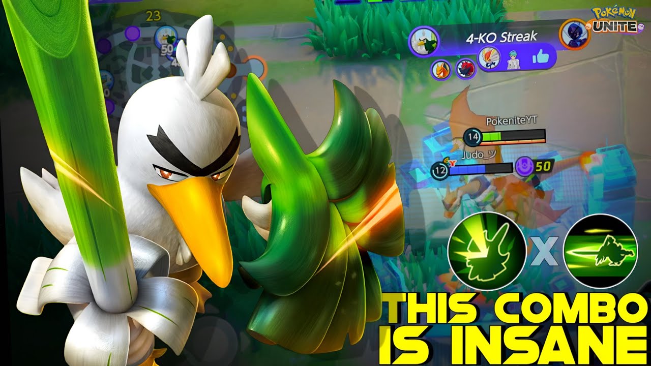 CROSS COMBO OF SIRFETCH'D IS ACTUALLY POWERFULL 😲 | POKEMON UNITE