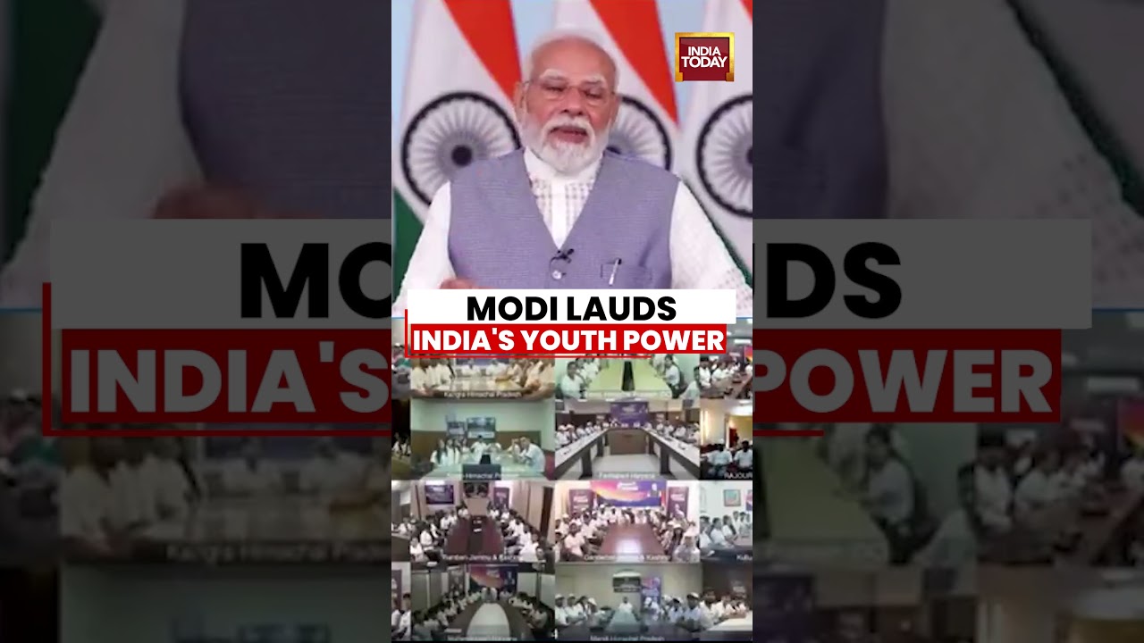 PM Modi Lauds Youth Power, Says They Will Shape 21st Century India #pmmodi